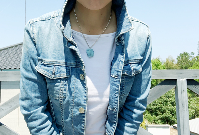 ガラス作家の1点ものガラスアクセサリー